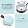 thumbnail image 4 of Saveplus Kickstand Bicycle Bell for Handlebars Adults Kids Bike Accessories Powder Blue, 4 of 8
