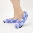 thumbnail image 5 of Ecetana Women's Fuzzy Slippers Warm Plush House Shoes Slip On Winter Cozy Bedroom Slippers, 5 of 5
