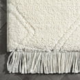 thumbnail image 5 of Well Woven Trellis Solid Area Rug, 9' x 7', Very soft, 5 of 6