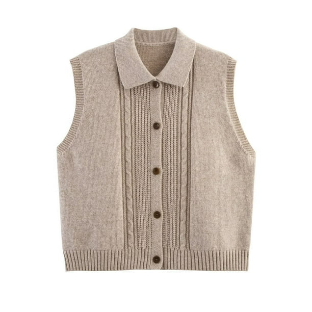 Blusa de poliéster para mujer, sin mangas, lisa, con cuello en V, informal, cómoda, de invierno, sin mangas, sin capucha, para exteriores, chaquetas