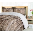 thumbnail image 5 of Ambesonne Vintage Duvet Cover Sets, Old Oak Steel Door, 2-King, Tortilla, 5 of 7