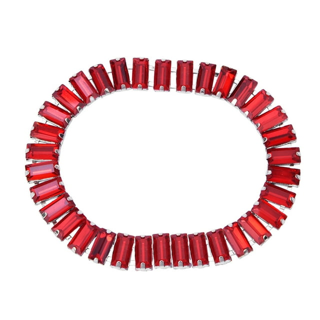 Strass à Coudre, 1 Yard (90cm) Strass Accessoires de Vêtements Décoration Fabriquée avec Soin