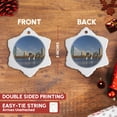 thumbnail image 3 of 3drose, Usa, Massachusetts, Boston. Back Bay, Sunset - Us22 Wbi0556 - Walter Bibikow, 3 inch Snowflake Porcelain Ornament, 3 of 7