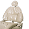 Mark3 Dental Half Chair Sleeve 27.5" x 24" (Pack of 225) Clear, Plastic