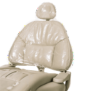 Mark3 Dental Half Chair Sleeve 27.5" x 24" (Pack of 225) Clear, Plastic