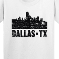 thumbnail image 4 of Inktastic Dallas Texas City Skyline with Grunge Youth T-Shirt, 4 of 5