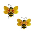 thumbnail image 1 of 2PCS Metal Bee Wall Art Bee Outdoor Decor Hanging Garden Wall Decor, 1 of 5