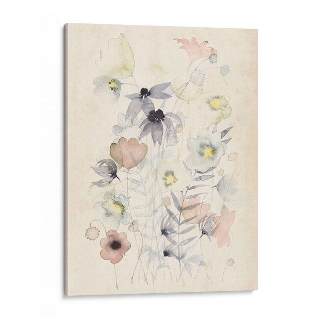 Cuadro decorativo - Jardín Whisper Ii, Grace Popp 75x100 Canvas Lab Botánica, Floral, Naturaleza