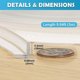 thumbnail image 2 of Baby Proofing, Tables Corner Guards Baby Child Safety, 20ft(6m), 2 of 5