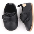 thumbnail image 4 of Infant Baby Boys Girls Classic PU Leather Wedding Loafers Brogue Toddler Oxford Dress Shoes First Steps Walking Flat Lazy Crib Shoe, 4 of 6