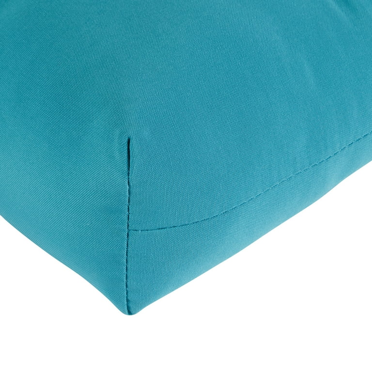 Greendale Home Fashions Teal 51 x 18 in. Outdoor Reversible Tufted