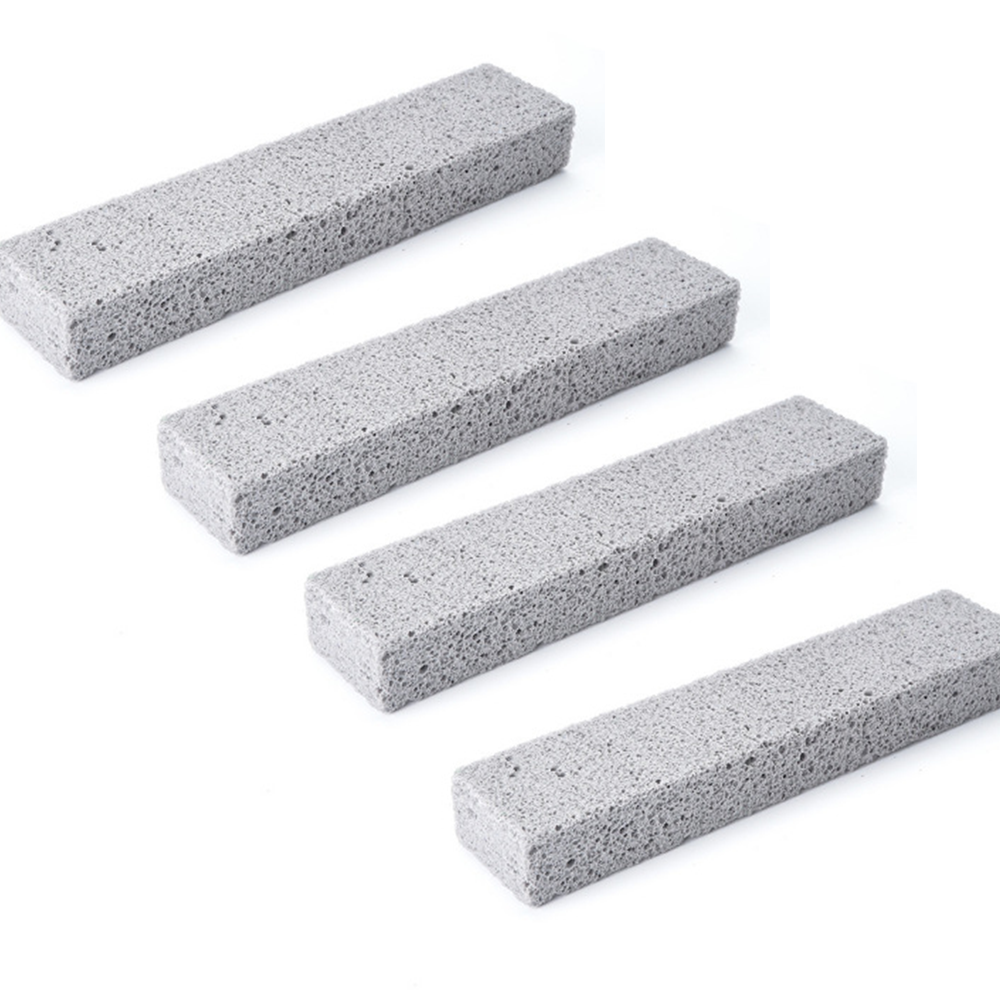 Lot De 4 Briques De Nettoyage En Pierre Ponce Pour Barbecue - Avec Poignée Ergonomique - 10x7x3.8 Cm - Nettoyage Sans Rayures