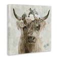 thumbnail image 2 of Stupell Industries Rustic Lodge Soft Buffalo with Floral Crown Canvas Art, 17 x 17, by Stellar Design Studio, 2 of 7