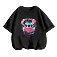 thumbnail image 3 of Camiseta de verano para niños, camiseta de Stitch Kawaii, camiseta de Stitch para niñas, ropa informal de dibujos animados de Disney Stich, traje de camión para niños y niñas, 3 of 5