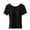 Black, variant on Posijego Women's Short Sleeve T-Shirts with Built in Bras Womens Crew Neck Basic Tee Tops Solid Color