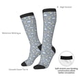 thumbnail image 5 of Bingfone Compression Socks for Women and Men Long Socks for Running Athletic Cycling Nurse-Sleep Rabbit, 5 of 8