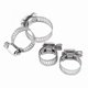 thumbnail image 2 of Stainless Steel Drive Hose Tri Clamp- Adjustable Fuel Line Pipe, 2 of 2