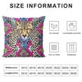 thumbnail image 5 of SHANXI Throw Pillow Covers Dark Color with Art Ethnic Backdrop Cloth 18x18in, 5 of 5