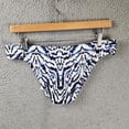 thumbnail image 4 of Jessica Simpson Women's Blue Surfers Paradise Hipster Swim Bottoms L, Blue, 4 of 4