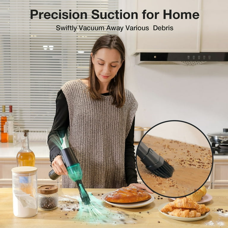 MECO Cordless Compressed Air Duster Vacumm, Replaces Canned Air Spray, 8 x 6 x 2.5 inches