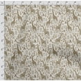 thumbnail image 4 of Soimoi Animals Printed, Poly Canvas Fabric, Decor Sewing Fabric by The Yard 56 Inch Wide,Decorative Fabric for Curtains Tote Bags, Olive Green, 4 of 5