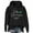 Black, variant on Up To 50% Off Zip up Hoodie Women Women's English Let The Shenanigans Begin Fashion Round Neck Casual Letter St. Print Long Sleeve Top Sweatshirt