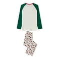 thumbnail image 6 of Elippeo Family Matching Christmas Pajamas, Baby Romper/Snowman Letter Pattern Long Sleeve Tops and Elk Santa Print Pants Sleepwear Set, 6 of 10