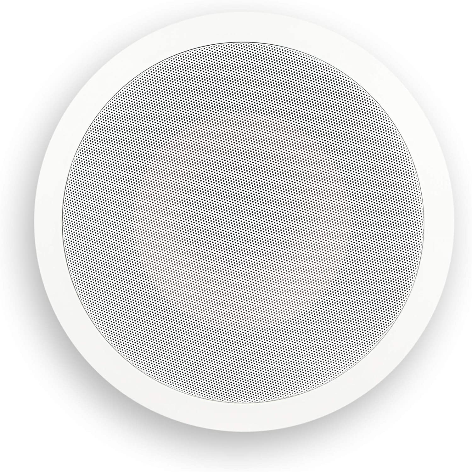 Micca M-8C 8 Inch 2-Way in-Ceiling Round Speaker for Whole House Audio, Home Theater, Indoor or Covered Outdoor Areas, 8" Woofer, 1" Silk Tweeter, 9.4" Cutout Diameter, White, Paintable, Each 8-Inch In-Ceiling - image 3 of 6