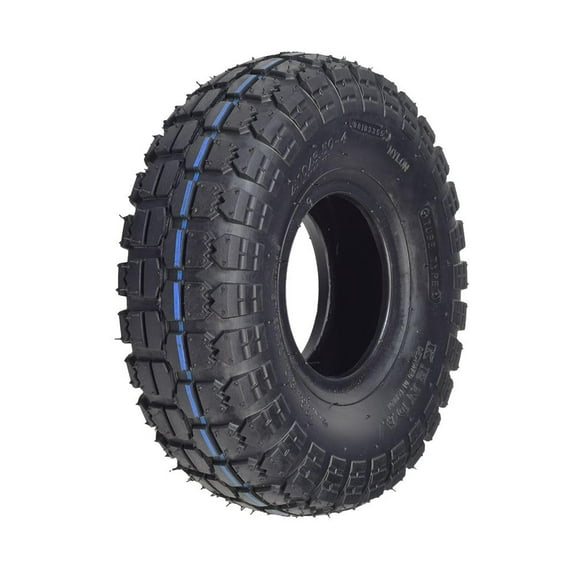 AlveyTech 4.10/3.50-4 Scooter & Mini ATV Tire with Knobby Tread (Tire Only)
