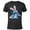 Black, variant on Disney Stitch with Easter Bunny - Short Sleeve Blended T-Shirt for Adults - Customized-Dark Heather