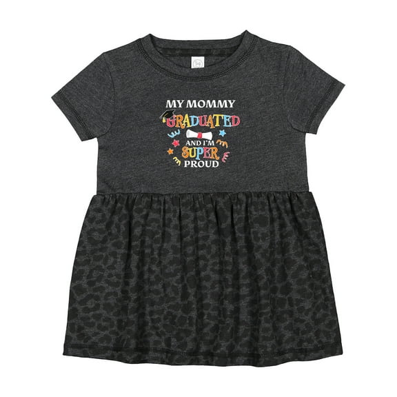 Inktastic My Mommy Graduated and I'm Super Proud Girls Baby Dress