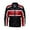 Red, variant on IYTR Men's PU Leather Jacket Striped Motorcycle Biker Jacket Zipper Closure Stand Collar Slim Outwear Motorcycle Jacket Black White Red L