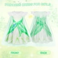 thumbnail image 3 of Benylion Tiana Princess Dress With Cape Girls Christmas Birthday Party Cosplay Costume Toddler Ruffle Sleeve Fancy Outfit Gift for 5-6 Years, 3 of 6