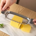 thumbnail image 2 of neszzmir Butter Slicer Cheese Block Slicer Stainless Ergonomic Design Butter And Cheese Slicer, 2 of 7