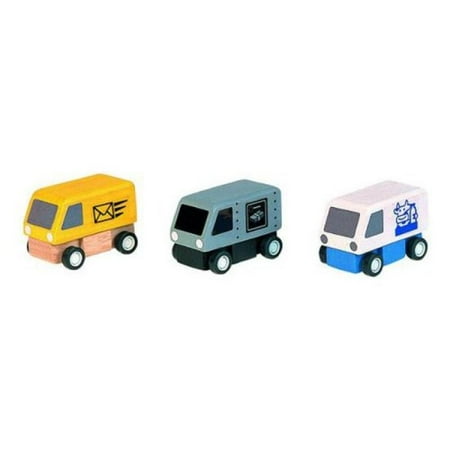 Venture Van - Plan Toys Delivery Vans (1 Set @ 3 Pcs)