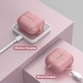 thumbnail image 5 of Apple Airpods 4 phone cases, new women's anti drop silicone iPod 4 earphones, wireless accessories, charging case, Airpods 4th generation girls' shiny keychain, earphone protective cover, 5 of 15