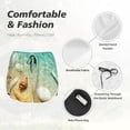 thumbnail image 6 of Picia Starfish And Seashell On The Beach Pattern Women's 2 in 1 Athletic Running Shorts High Waisted Workout Casual Gym Sweat Shorts with Comfy Liner Zipper Pockets-Large, 6 of 9