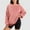 Pink, variant on Womens Oversized Sweatshirts Hoodies Crew Neck Fleece Sherpa Pullover Fuzzy Tops Long Sleeve Casual Comfy Fall Witer Fashion Outwear