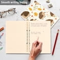 thumbnail image 5 of Hedgehogs Leaves Ring Binder Notebook Journey Note Diary College Ruled Spiral Notebook Study Loose Leaf Paper A5 60 Pages, 5 of 8