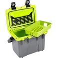 thumbnail image 4 of Pelican Elite 14 Qt  Hard-Sided Cooler with Removable Tray Bottle Opener, Dark Gray with Evergreen, 4 of 9