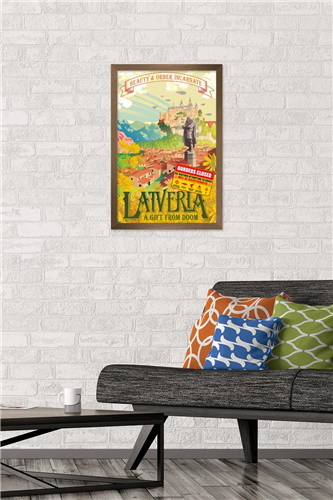 Marvel: Hero Lands - Latveria Wall Poster, 14.725" x 22.375" Framed