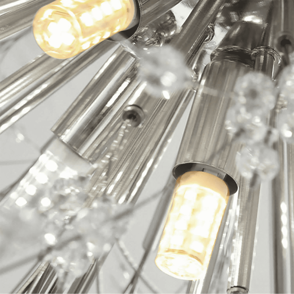 Crystal Sputnik Dandelion Firework Ceiling Light Fixture Pendant Lamp Chandelier