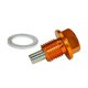 thumbnail image 1 of Multicolor Magnetic Drain Plug Oil Pan Oil Drain Bolt with Washer-Gold-M14*1.5(Four Pack), 1 of 3