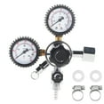 thumbnail image 2 of Dual Gauge CO2 Regulator, Practical Home Brew Beer Equipment  CO2 Regulator, For Brewer, 2 of 8