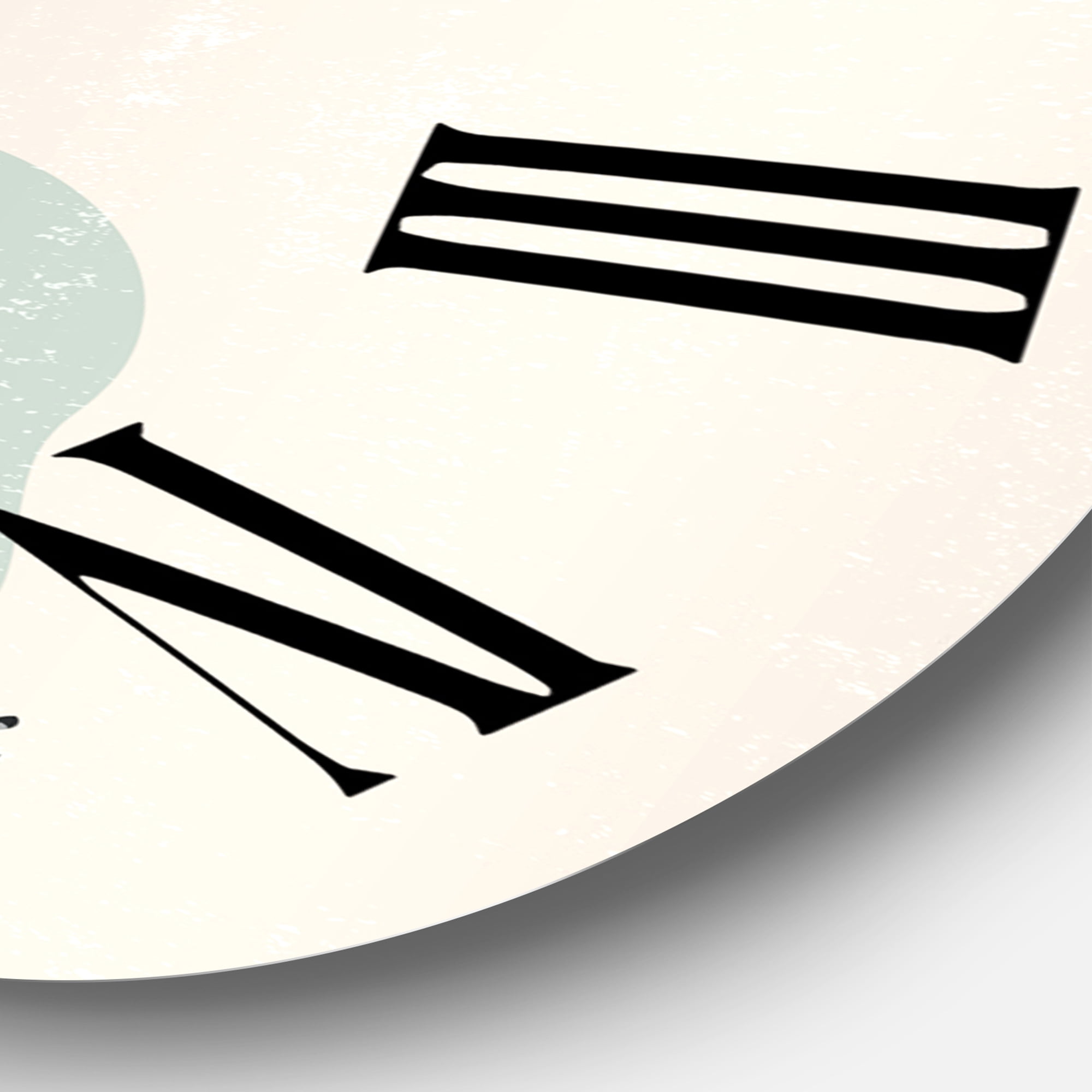 Designart 1 in Modern,Contemporary Wall Clock