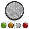 thumbnail image 5 of Bicycle Bike Round Reflector Night Cycling Safety Reflective Bike Accessory Tool, 5 of 5