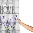 thumbnail image 4 of Purple Lavender Shower Curtain Farmhouse Flowers Shower Curtains for Neutral Country Bathroom Decor Rustic Butterfly Shower Curtain Set Waterproof Polyester Fabric 72 x 72 Inch, 4 of 6