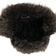 thumbnail image 4 of Dakota Dan NEW Mens Water Resistant Black Ear Flap Bomber Cap w/ Faux Fur Lining, 4 of 4