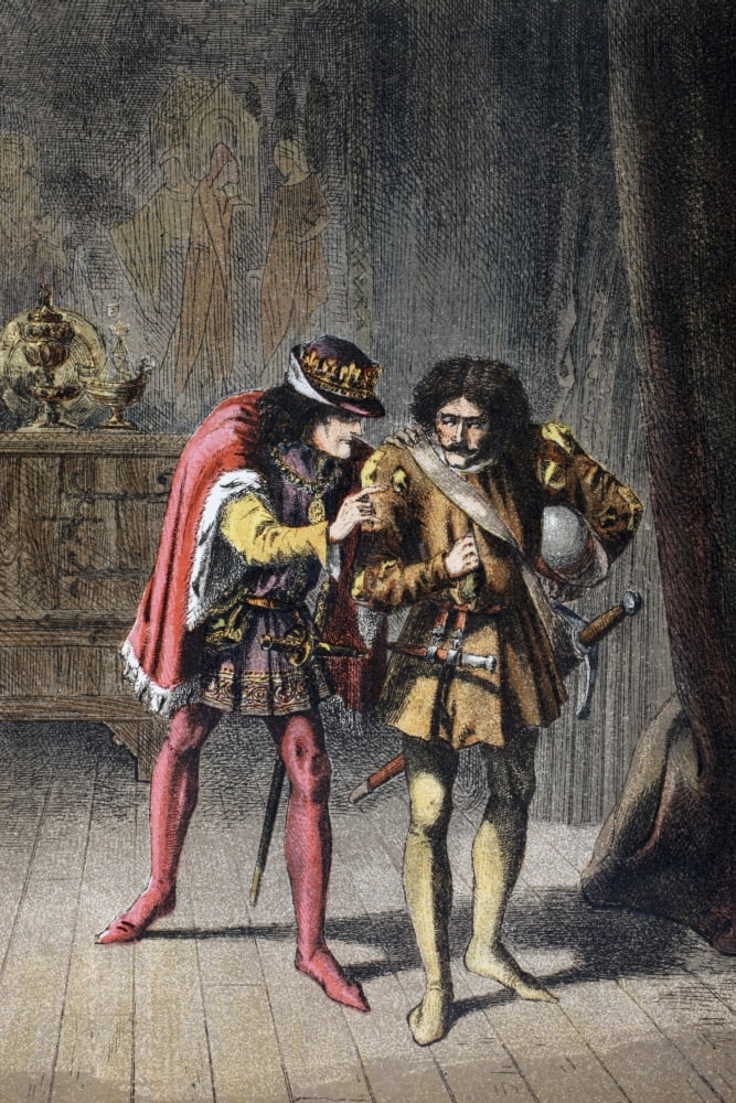 King Richard Speaks To Tyrrell In Richard Iii Part One Act Iv Scene Ii By William ShakespeareSay It Is Done And I Will Love Thee And Prefer Thee For It Drawn And Etched By Robert Dudley From The Illus