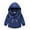 Navy Blue, variant on Toddler Jacket Baby Kids Unisex Outerwear Hooded Windbreaker Style Lightweight